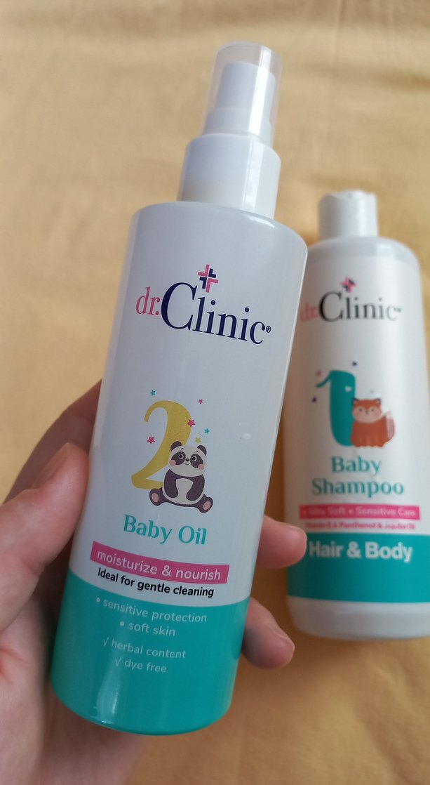 dr.Clinic Bebek Saç ve Vücut Şampuanı & Bebek Yağı - Görsel 2