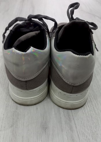 Gri Erkek&Kadın Süet Spor Ayakkabı - Görsel 2