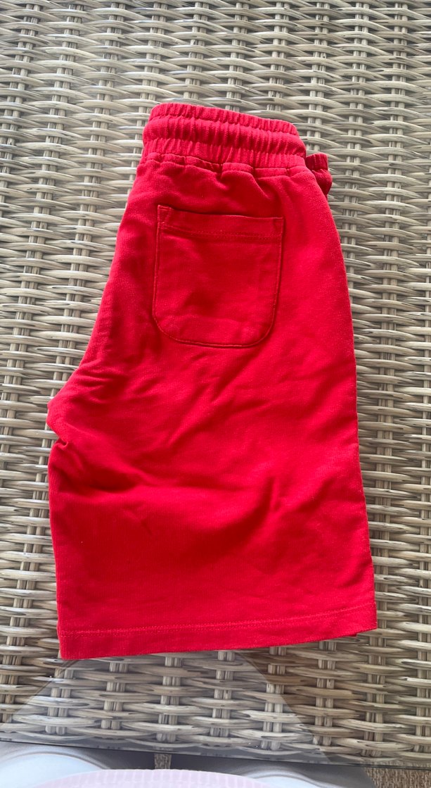 Erkek Kırmızı Rahat Kesim Şort - Görsel 2