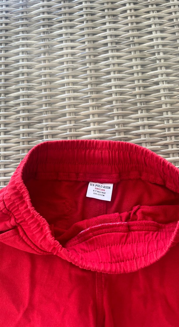 Erkek Kırmızı Rahat Kesim Şort - Görsel 3