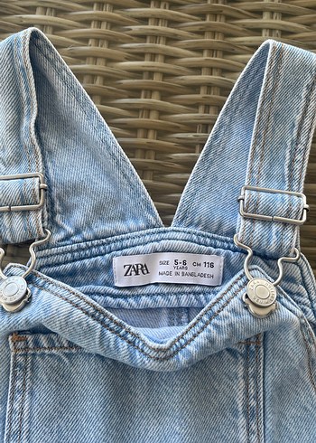Zara Unisex Bol Kesim Kot Salopet