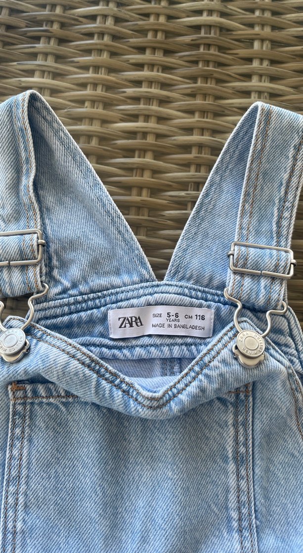 Unisex Bol Kesim Kot Salopet - Görsel 2