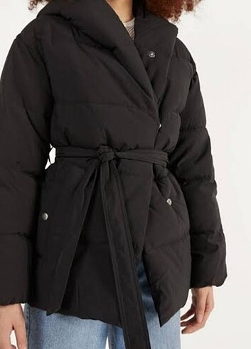 Bershka siyah mont