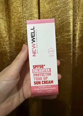 New Well SPF50+ Ton Eşitleyici Güneş Kremi