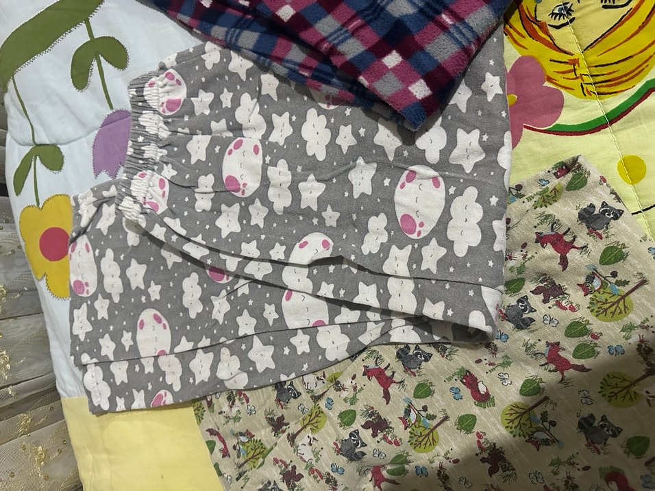 3 Adet Çocuk Pamuklu Desenli pijama altı - Görsel 3