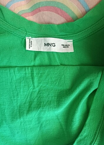 Mango yeşil bluz 