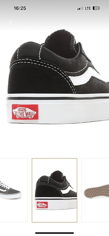 37 Beden siyah Renk Kadın Vans Ayakkabı