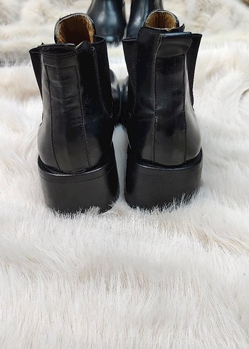 Siyah Kürklü İtalyan markası Erkek Bot - Görsel 3