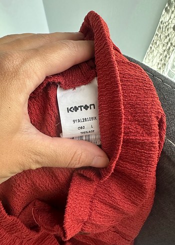 Koton Kiremit Rengi Düğmeli Mini Şort