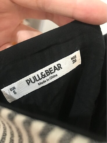 s Beden Pullandbear askılı kısa elbise