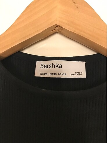 Bershka Siyah yanları pencereli elbise