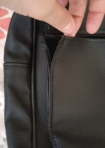 Beden siyah Renk Siyah Deri Püsküllü Sırt Çantası