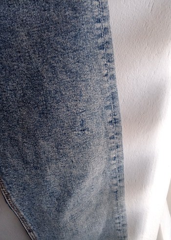 iki renk  Detaylı  Kadın Kot Pantolon - Görsel 6