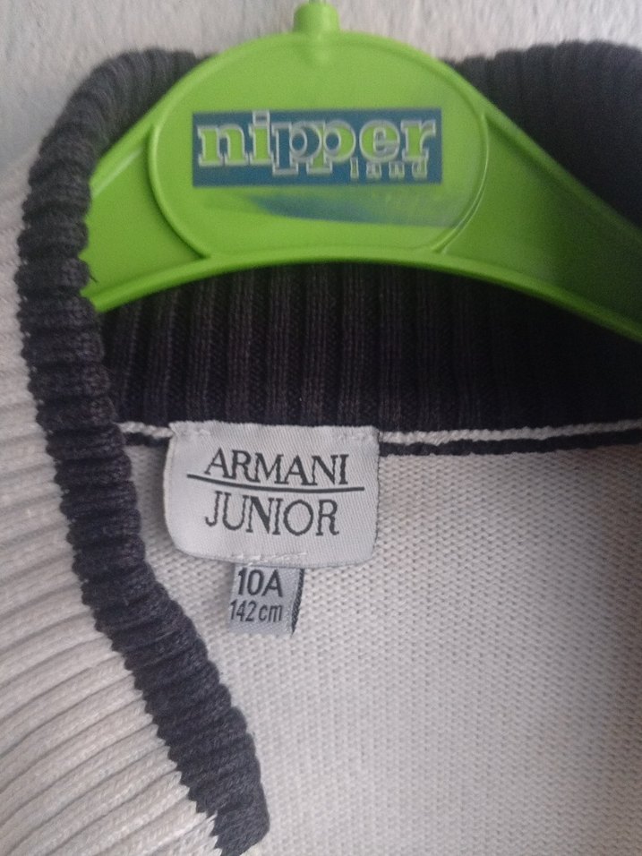 Fermuarlı Beyaz Erkek çocuk Sweatshirt - Görsel 2