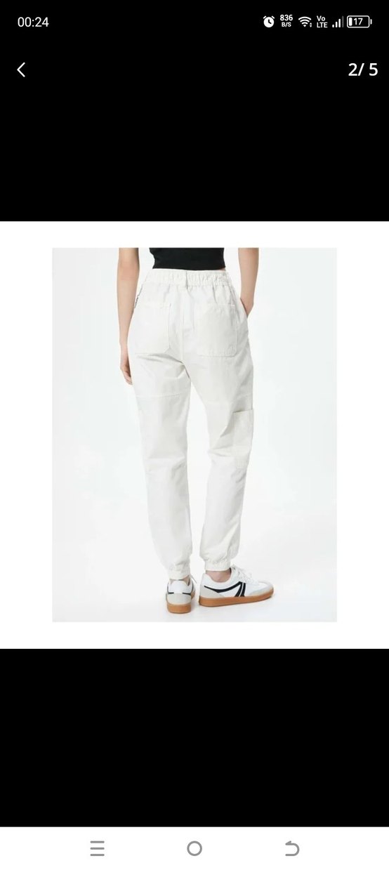 kadin kargo pantolon - Görsel 2