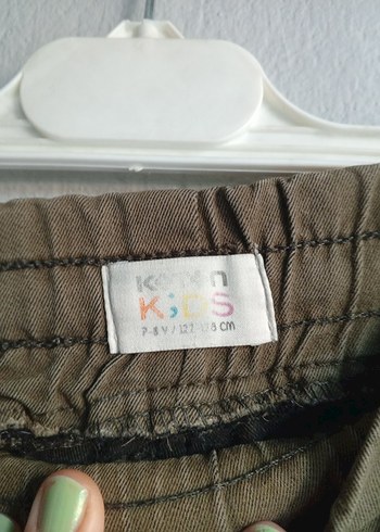 haki renkErkek Çocuk  Bol Kesim Pantolon - Görsel 5