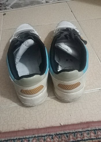 zara marka Beyaz - renkli  erkek Spor Ayakkabı - Görsel 3