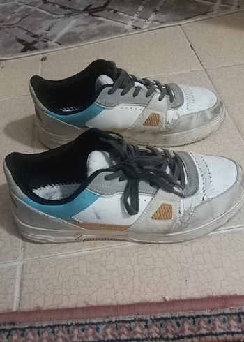 zara marka Beyaz - renkli  erkek Spor Ayakkabı - Görsel 2