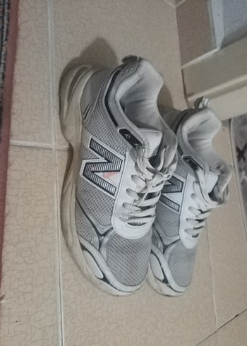 Beyaz Bağcıklı erkek Spor Ayakkabısı - Görsel 2