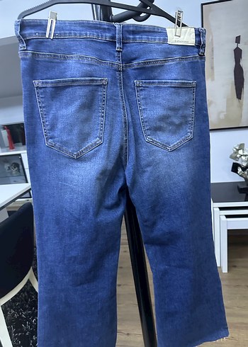 Diğer Kadın Mavi Denim Midi Jean Pantolon
