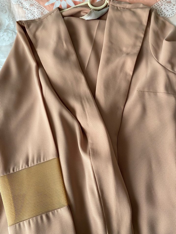 Bej Uzun Kollu Kadın Takım - Görsel 2