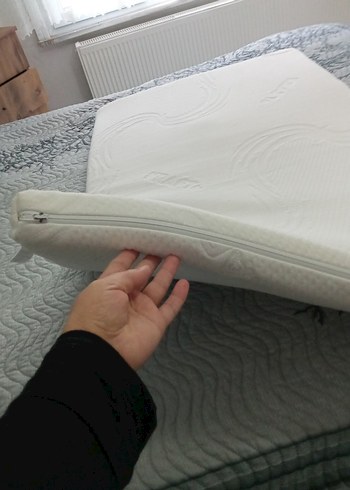 Beyaz Düz Yatak Koruyucu - Görsel 2