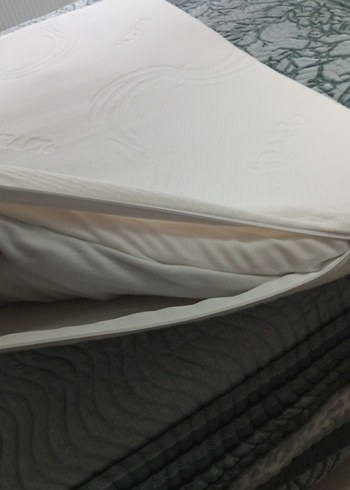 Beyaz Düz Yatak Koruyucu - Görsel 7