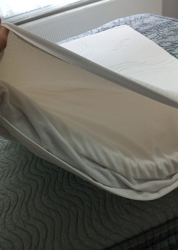 Beyaz Düz Yatak Koruyucu - Görsel 6