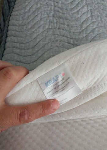 Beyaz Desensiz Yatak Koruyucu - Görsel 3