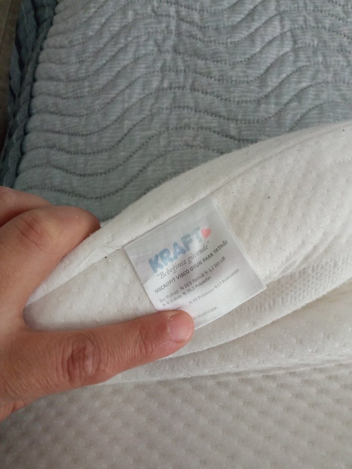 Beyaz Desensiz Yatak Koruyucu - Görsel 3