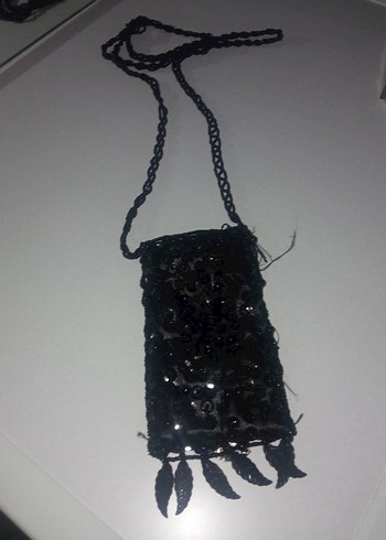 Siyah Zincir Detaylı Kadın El Zinciri - Görsel 11