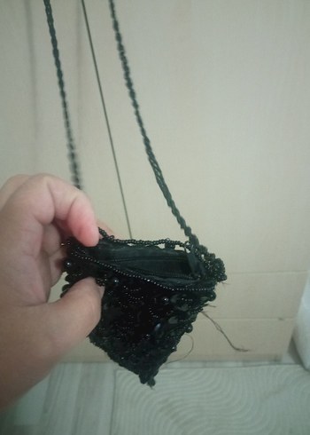 Siyah Zincir Detaylı Kadın El Zinciri - Görsel 2