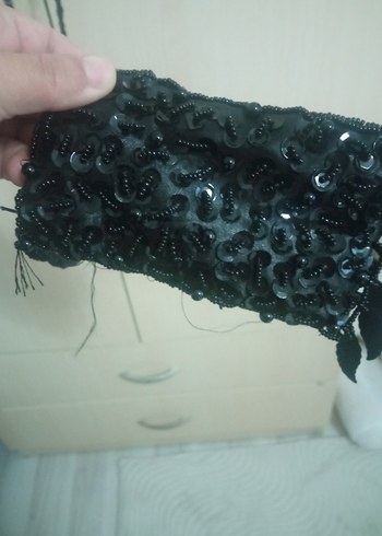 Siyah Zincir Detaylı Kadın El Zinciri - Görsel 3