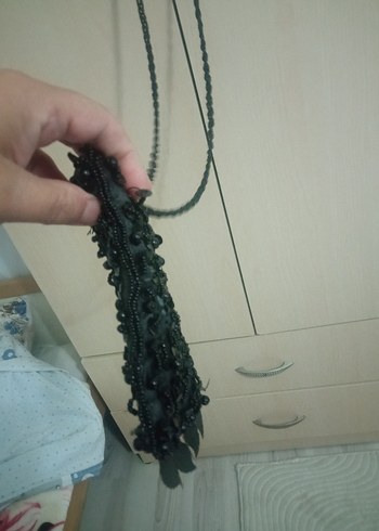 Siyah Zincir Detaylı Kadın El Zinciri - Görsel 8