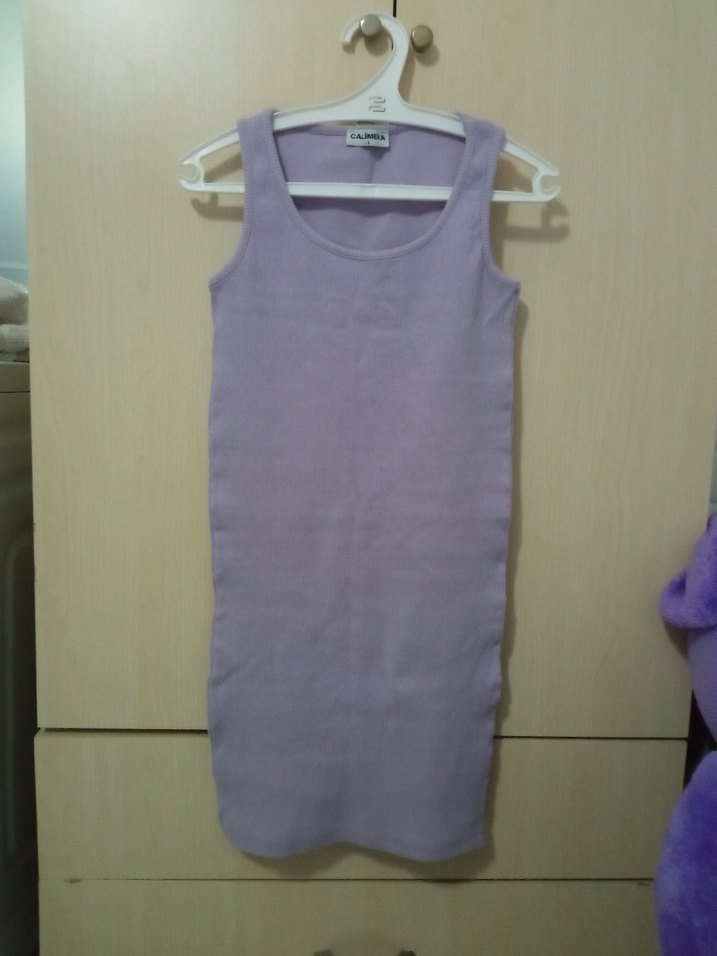 Lila Midi Boy Kolsuz Body - Görsel 2