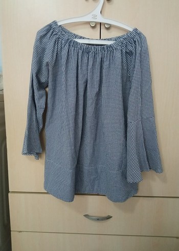 Gri Piliseli Uzun Kollu Kadın Bluz - Görsel 5