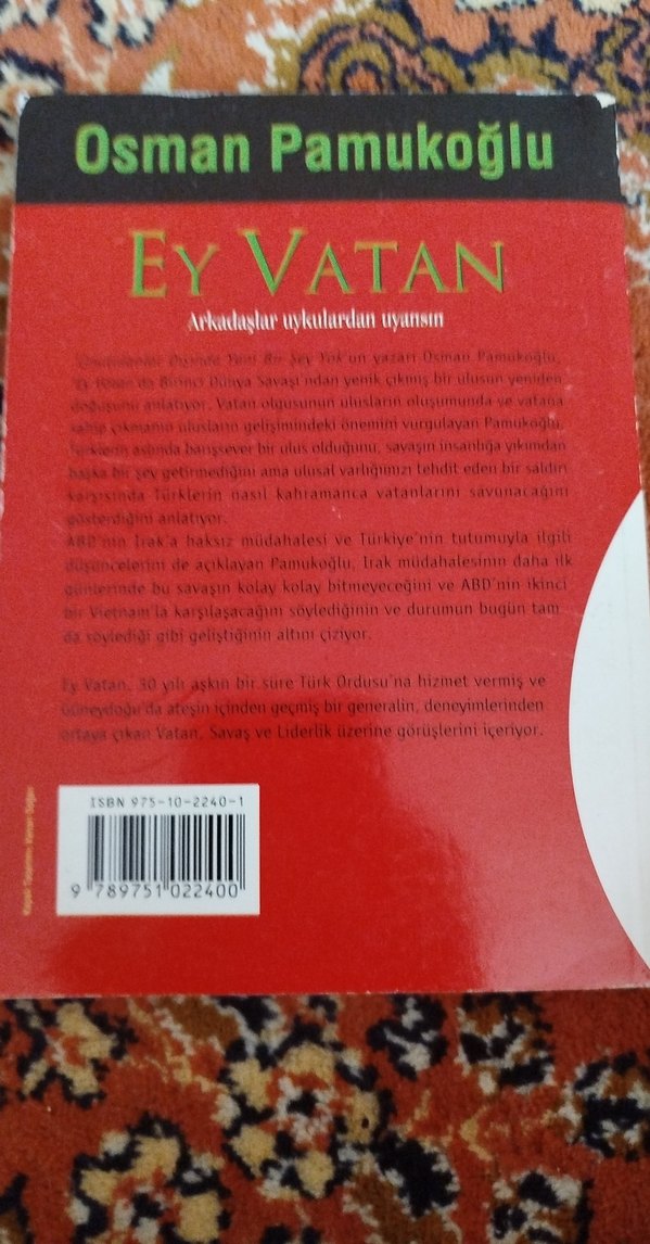 Ey Vatan Osmanlıca Kitap - Görsel 2