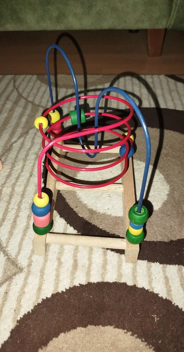 Renkli Ahşap Eğitici Oyuncak - Görsel 2