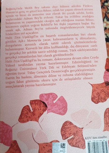  Aşk-ı Memnu - Halit Ziya Uşaklıgil