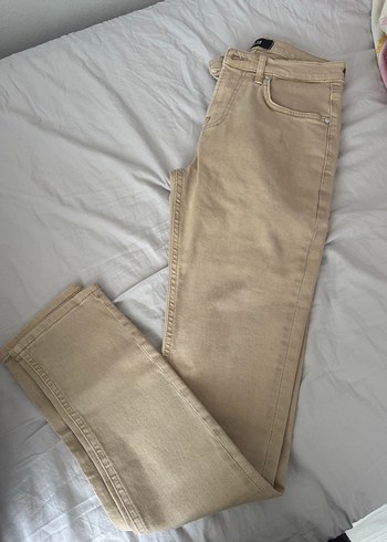 Bej erkek kot Pantolon