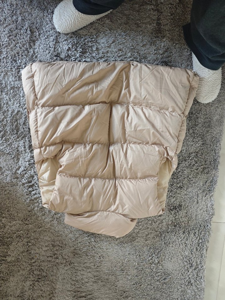 Bej Kadın Puff Yelek - Görsel 3