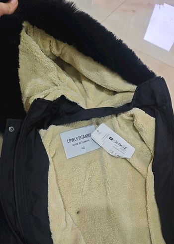 Siyah Midi Kadın Yağmurluk Notched Yaka - Görsel 6