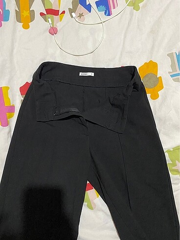 Siyah bol paça pantolon
