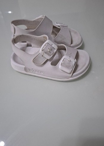 Vicco Erkek Çocuk Beyaz Tokalı Sandalet