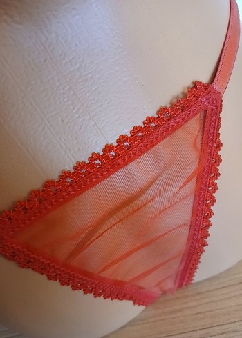 Kırmızı Nakışlı Bohem Sütyen ve Külot Takımı - Görsel 13