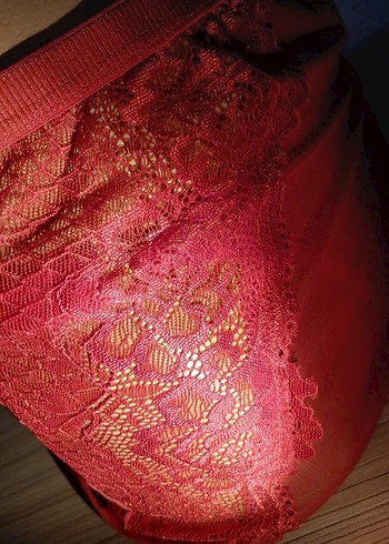 Kırmızı Dantelli Mini Bohem Sütyen, iç etek Takımı - Görsel 10