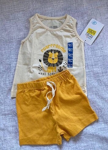HelloBaby HelloBaby Bebek Alt Üst Takım-9 Ay 