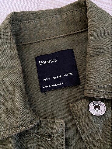 s Beden yeşil Renk BERSHKA CEKET
