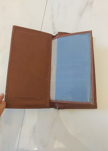 Koyu Bej Erkek Deri Cüzdan - Görsel 3