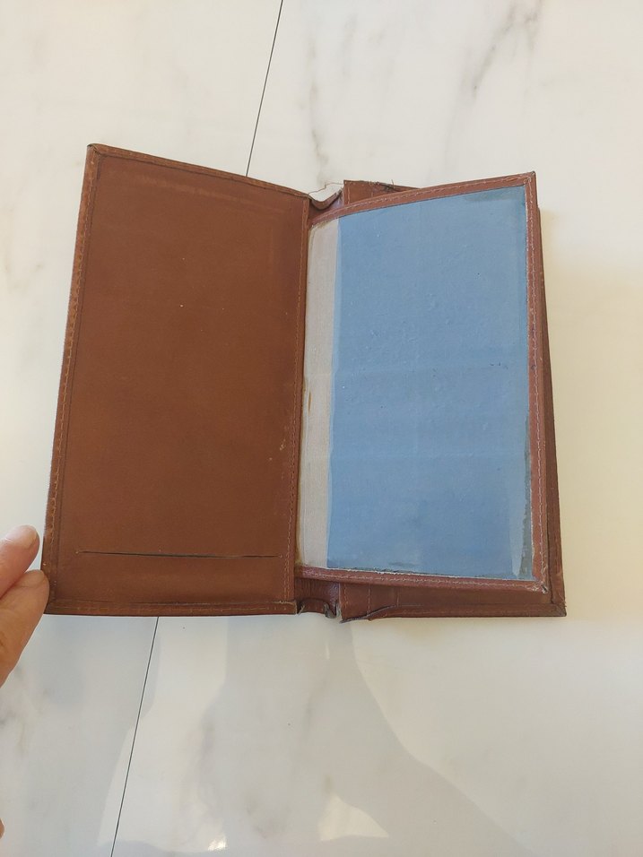 Koyu Bej Erkek Deri Cüzdan - Görsel 3